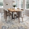 UERMEI 6x9 Area Rug Living Room Rugs - Washable Neutral