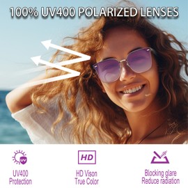 Dormiro Smart Glasses for Women IPX7 Waterproof AI Glasses with Translator 150+ Language Bluetooth Glasses with Speaker,Open Ear Headphones,Touch Control Smart Sunglasses