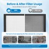2 Pack Replacement Filter Compatible with NUWAVE OxyPure 47001, 47002,