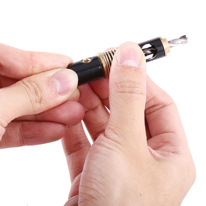 Kodrily 2Pcs Self Centering Drill Bit, Hex Shank Center Drill