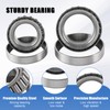 4 Sets 3500 LB Trailer Axle Bearing Kits L68149 L44649