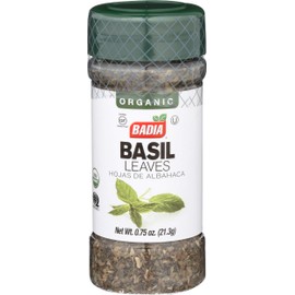 BADIA SPICES Organic Basil Leaves, 0.8 OZ