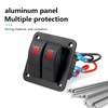 WANGCL Aluminum- 12v/24v Control Panel 2 Position ON/OFF Toggle Switch