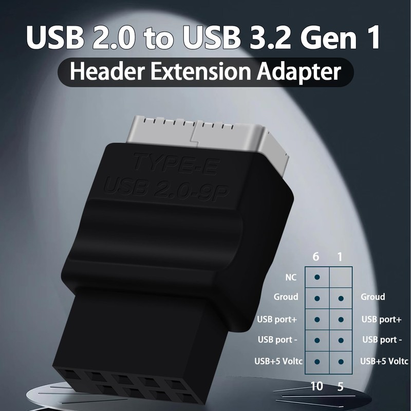 COMeap USB 2.0 to USB 3.2 Gen 1 Header Extension