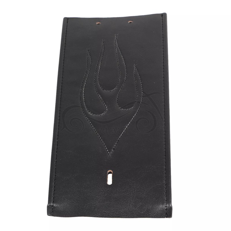 Unbranded Gas Tank Panel Bib PU Leather For Harley Dyna