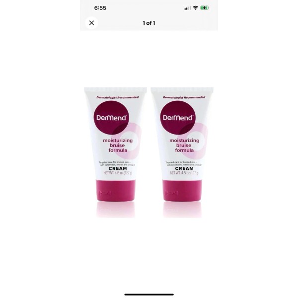 Dermend Moisturizing Bruise Formula Cream (4.5oz. 2pk