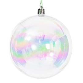Vickerman Clear Iridescent Ball Ornament