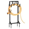 GAVISCITY Heavy-Duty Garden Hose Holder with Stable Base and Tool