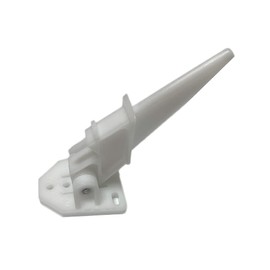 Marine Boat Universal Speedometer Automatic Kick-up Pilot Pipe Assembly up to 80 km/h White Plastic