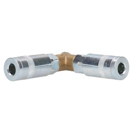 Airline Y Piece 3 Way Quick Release Fittings for Compressor Air Hose 1/4 BSP