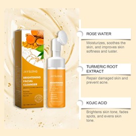 Brightening Facial Cleanser Limpiador Facial Iluminador Con Cúrcuma Y Ácido Kójico Hidratante Suave Para Todo Tipo De Piel (2)