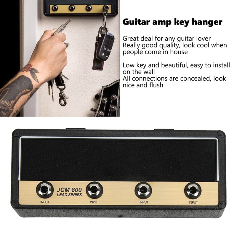 Guitar Amp Key Hanger Wall Mounting Jack Rack Includes 4