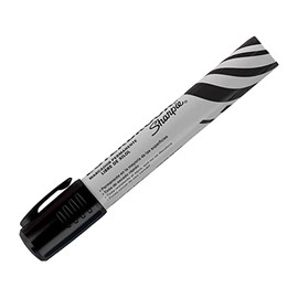 Sharpie Esterbrook Marcadores Permanentes, Punta Cincel, Negro, 14 Piezas