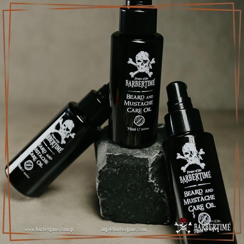 BARBERTIME Beard and Mustache Care Oil | Mens Moisturizes &