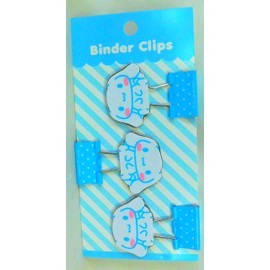 Sanrio Cinnamon Roll Double Clip Cinnamon Roll 3P Clip Stationery Cinnamon White Goods