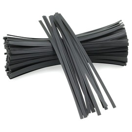 Twist Ties for Bags 5" Cable Ties 100 Pcs Bag Twist Ties for Cord Twist Bread Ties Reusable Black Plastic Coated Ties Twist Ties Heavy Duty Bread Ties Wire Twist Ties for Household and Office Use