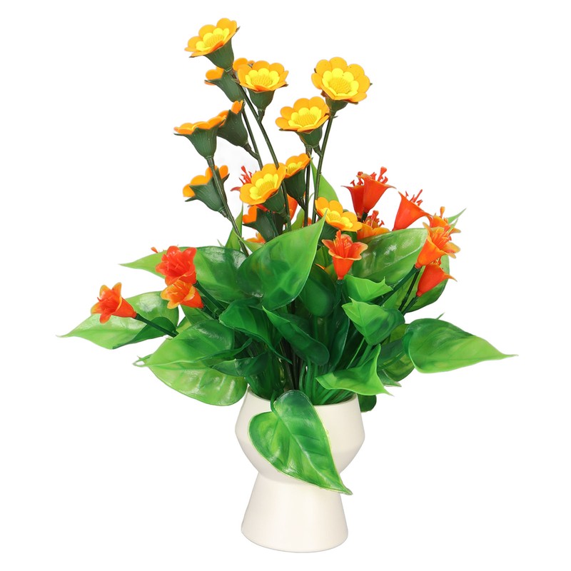 Aquarium Artificial Flower Decoration Simulation Fish Tank Fake Flower Landscaping