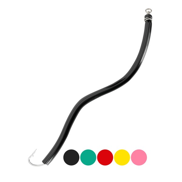 BLUEWING Trolling Tube Fishing Lure with Soft Stainless Steel Wire