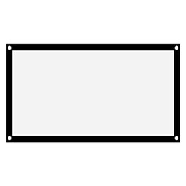 Projection Screens, 40 Inch to 100 Inches, Film Projector Screen 16:9 4K HD Film Screen Rear Front, Wrinkle-Free Design, Wide Screen for Film, Home Cinema, Cinema, Office, Video Game (40 Inches)