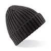 Beechfield - Chunky Ribbed Beanie - Charcoal
