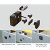Fingerprint Cabinet Lock Battery Powered Keyless Smart Biometric Cabinet Lock