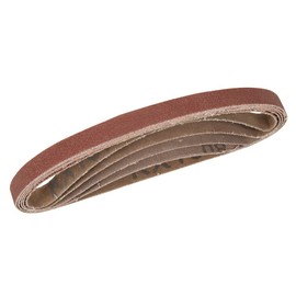Silverline 338767 Sanding Belts 10 x 330 mm 5pce 40, 60, 2 x 80, 120G