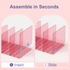 SortNStore Purse Organizer for Closet: Shelf Dividers Adjustable Acrylic Bag