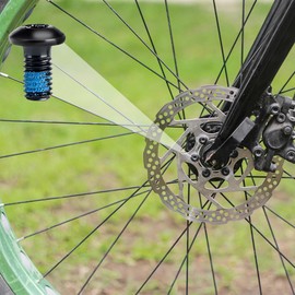 24 Pcs Bike Disk Brake Bolts Bicycle Rotor Screws Mountain Bike Disc Brake Rotor Bolts for MTB Road Bike Mountain Bike DIY Bike Repair