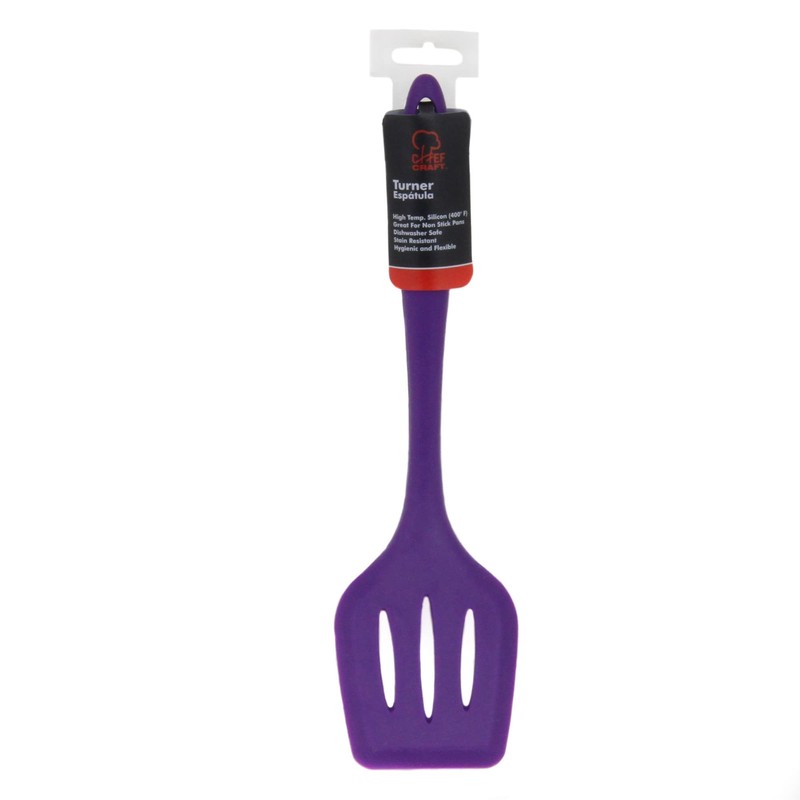 Chef Craft Espátula de silicona premium, 29,8 cm, color morado