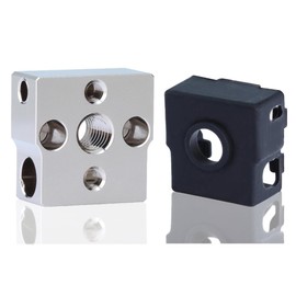 GBA-SZC Ender 3 Neo Heater Block,Plated Copper Upgrade with Silicone Sock for CR-6 SE/CR-6 MAX/CR-5 Pro/CR10 Smart/Ender 3 Neo/V2 Neo/Max Neo Cartridge Sensor. (1PC)