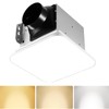 JOEAONZ Bathroom Exhaust Fan with Light 110 CFM Quiet with