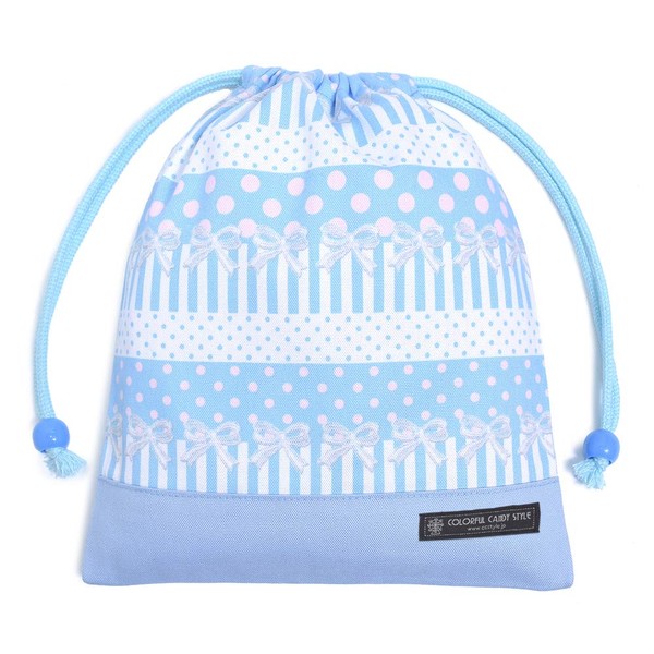 N7006000 Lunch Bag, Girls, Drawstring Bag, Medium, Elementary School Students,