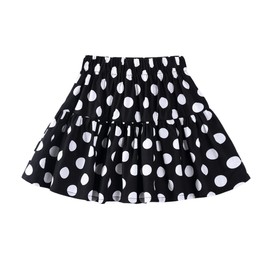 Girls & Toddler's Polka Dots Short Skirts with Lined Shorts,12Y