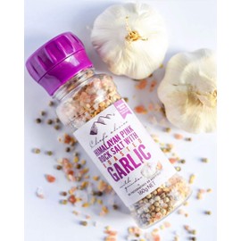 Chef's Choice Roasted Garlic Himalayan Rock Salt with Grinder 160g