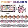 ARCHCRTC 22 Pieces Affirmation Station Composition Notebook Bulletin Board Decorations