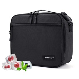 Freezable Lunch Bag,Lunch Box with Ice Packs,Small Cooler Lunch Box with Detachable Ice Packs,Small Insulated Cooler Bag,Freezable Lunch Bags with Durable Zippers,Freezable Lunch Box for School/Work