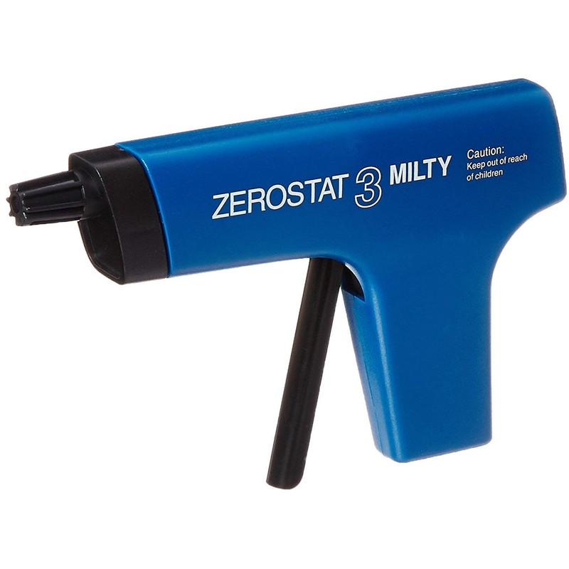 Milty 5036694022153 Zerostat 3 Anti-Static Gun, Blue