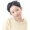 KOBE VINGTAINE HK-344 Headband, Dotted Pattern, Ribbon, Tulle, Large, Adult