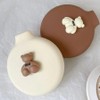 [SS62] Bear Character Comb Hair Brush Brown 071570DCFREE / [에스에스62]곰돌이 캐릭터빗 헤어브러쉬 브라운 071570DCFREE
