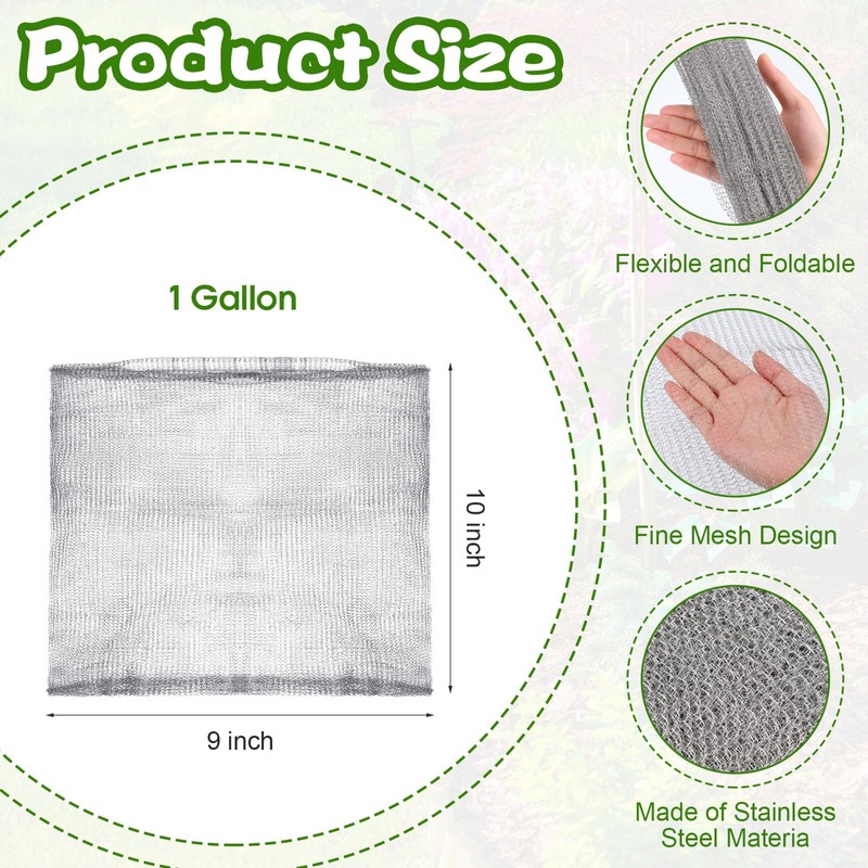 Yaocom 80 Pcs 1 Gallon Gopher and Vole Wire Mesh