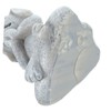 Mipcase Meditating Dog Statue Realistic Zen Style Dog Figurine for