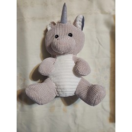 Sparkle Create Imagine Spark Create Imagine Knit Unicorn 11" Plush Rattle & Crinkle Sounds Blush