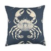 Hermit Crab Duotone Animal Wildlife Pattern Throw Pillow