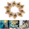 Carbide Reversible Plates, Rotary Indexable Insert, Pack of 10 DCMT070204