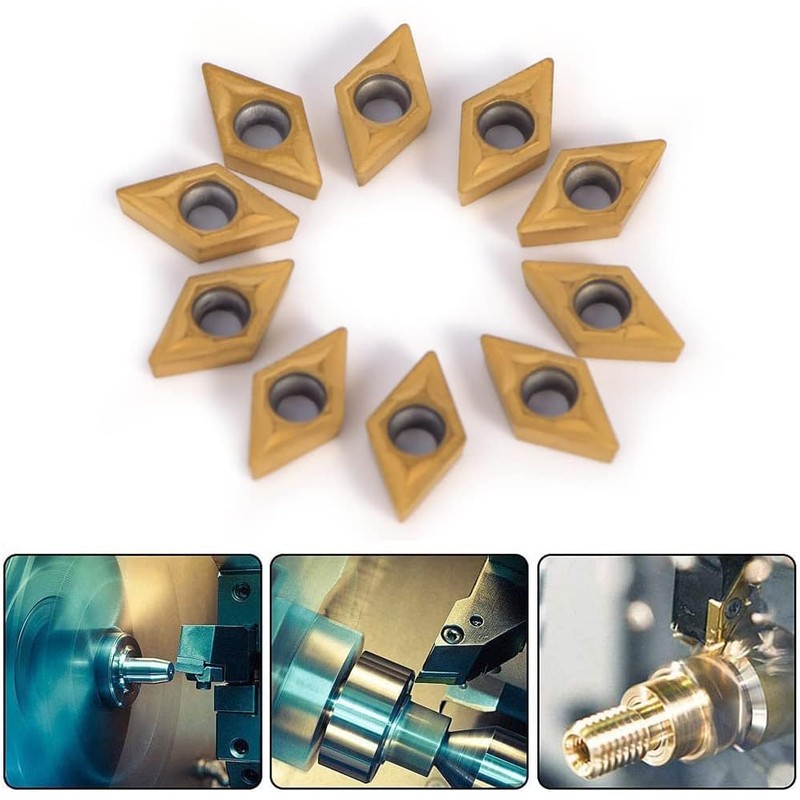 Carbide Reversible Plates, Rotary Indexable Insert, Pack of 10 DCMT070204