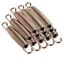 WooWood 5.5 Inch Trampoline Springs Heavy Duty Stainless Steel Replacement Parts, Universal Trampoline Spring Tool, Weather-Resistant, Set of 32