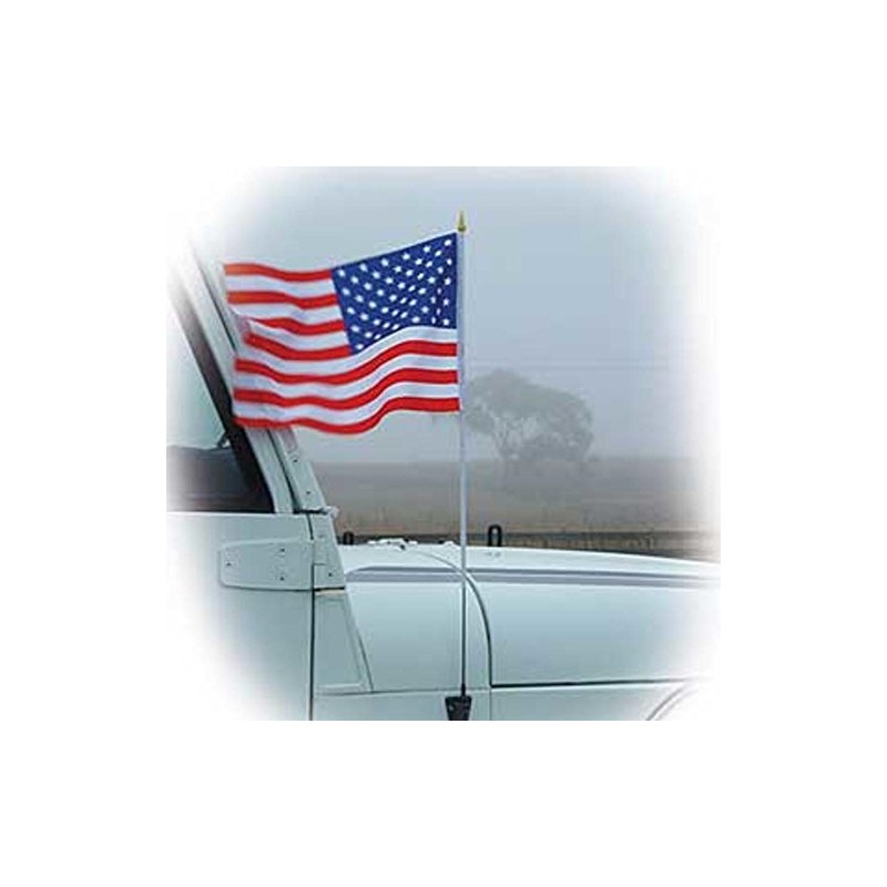FindingKing American Flag for Car Antenna 12" x 18"