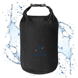 ioutdoor Dry Bag 2L/5L/10L/20L/40L/70L Waterproof Bag, Ultra Light Dry Bag, Waterproof, Abrasion-Resistant, Tear-Resistant, for Kayaking, Beach, Swimming, Camping, Hiking Travel, black, Sports and