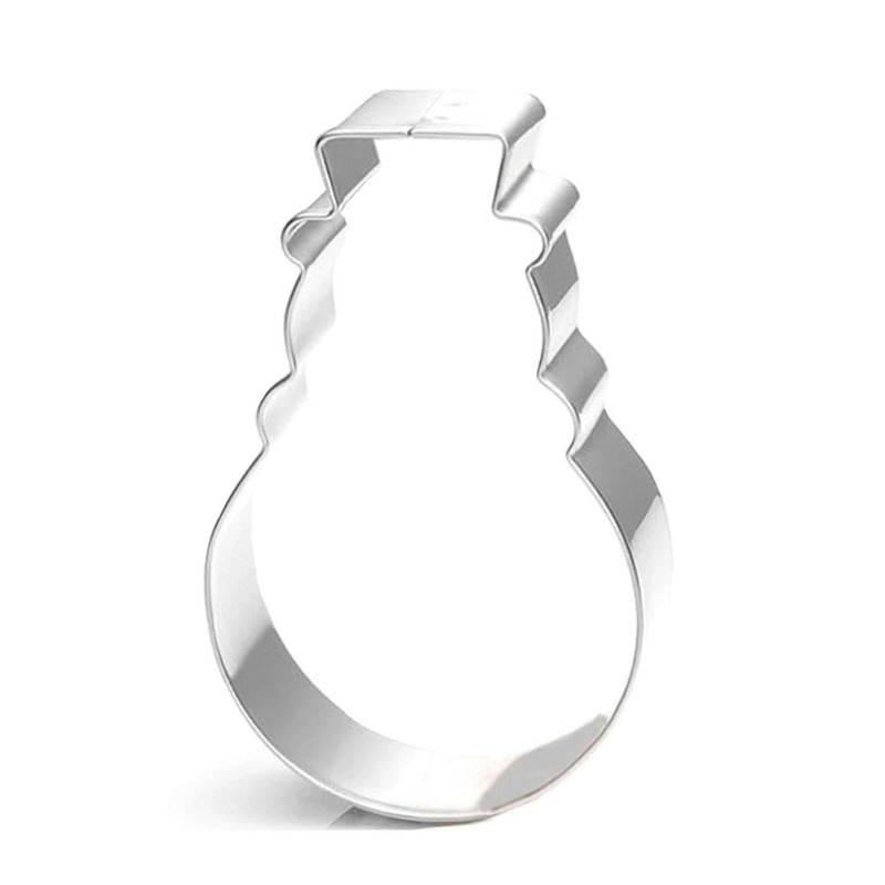 WJSYSHOP Mini Christmas Snowman Cookie Cutter Stainless Steel