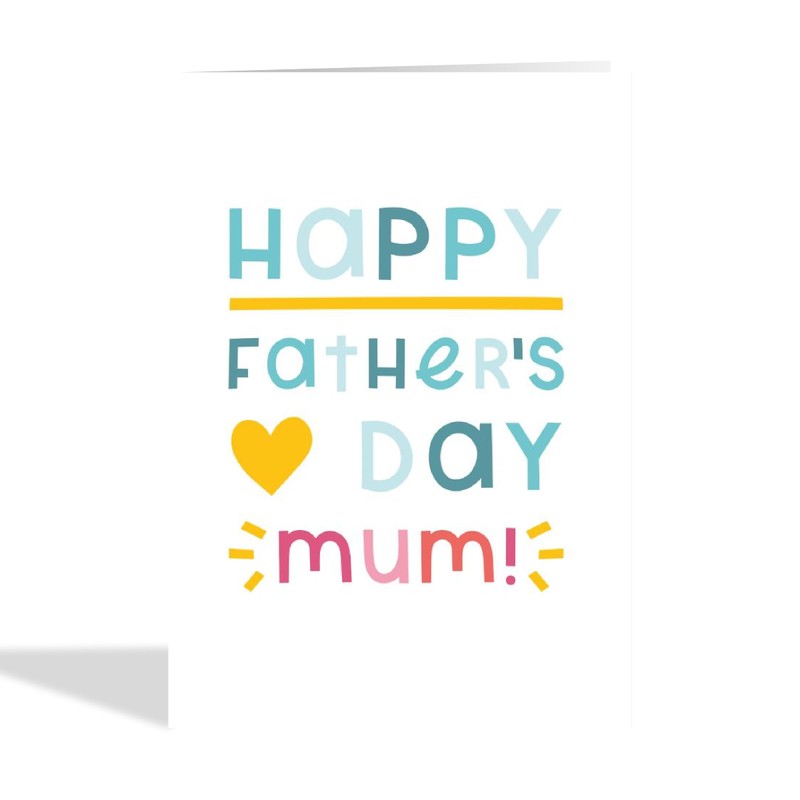 Happy Father's Day Mum Card